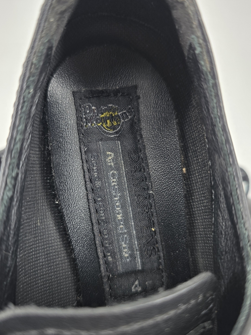 NEW Vintage Y2K Dr. Martens Black Leather Shoes 9262 UK4, US Womens 6 - Picture 7 of 8